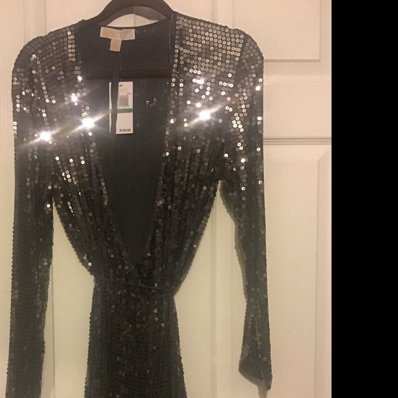 Michael Kors Sequin Wrap Dress Kors Collection Michael Kors Mirror Dot Dress Wrap Dress Michael Michael Kors Sequin Wrap Dress Kors Collection Michael Kors Mirror Dot Dress Wrap Dress Michael